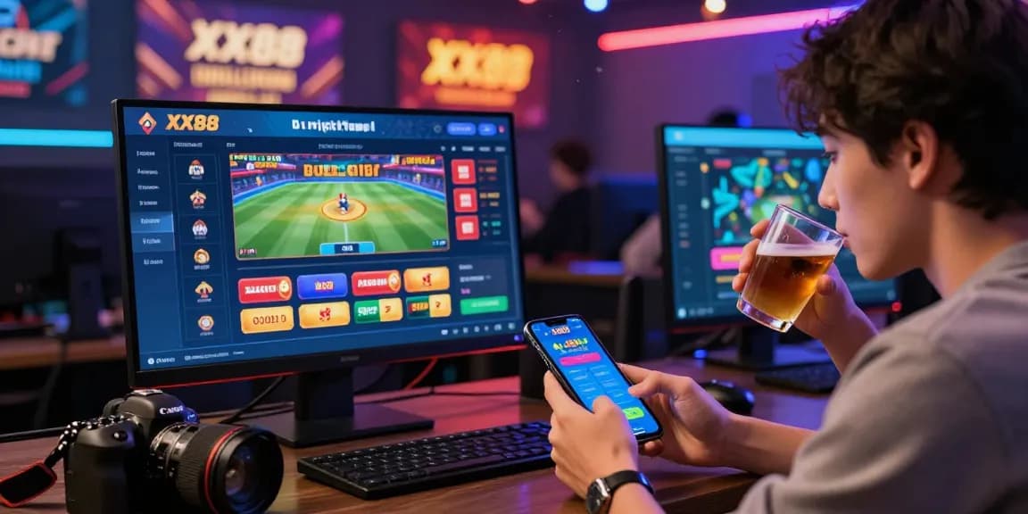 Experience thrilling online gaming with XX88 on modern digital platforms, showcasing vibrant betting offers and user-friendly interactions.