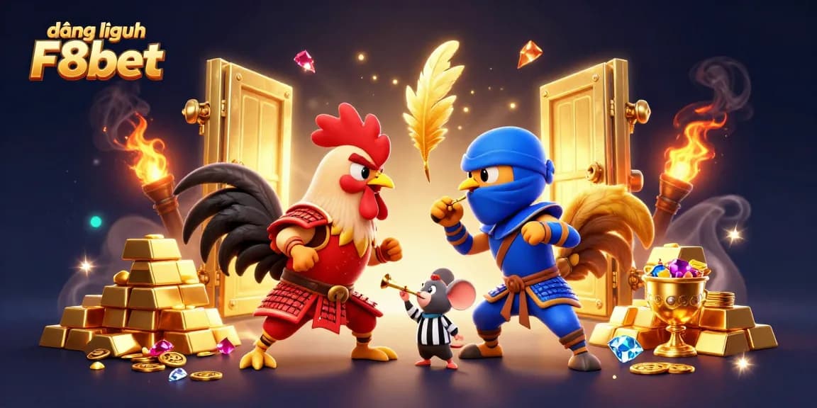 Engage in thrilling gameplay at đăng nhập F8bet with dynamic fighting roosters and treasure!