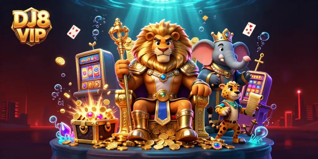 Experience thrilling wins with DJ8 VIP in this vivid casino adventure.